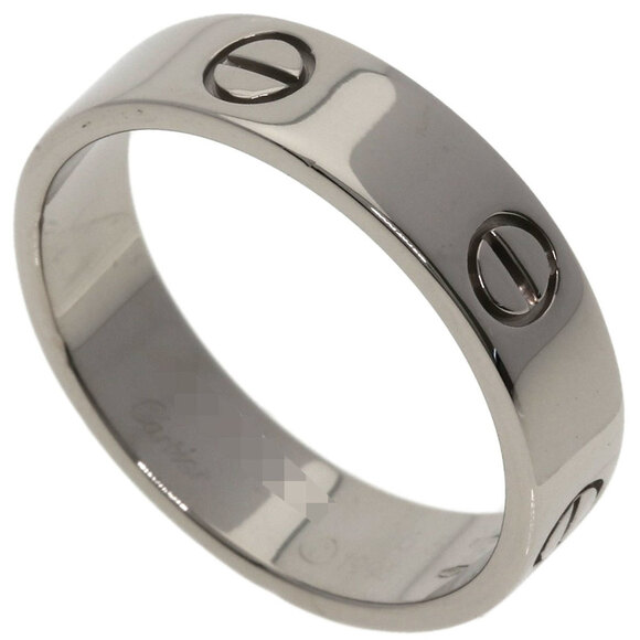 CARTIER 18k White Gold Love Ring - Picture 1 of 11